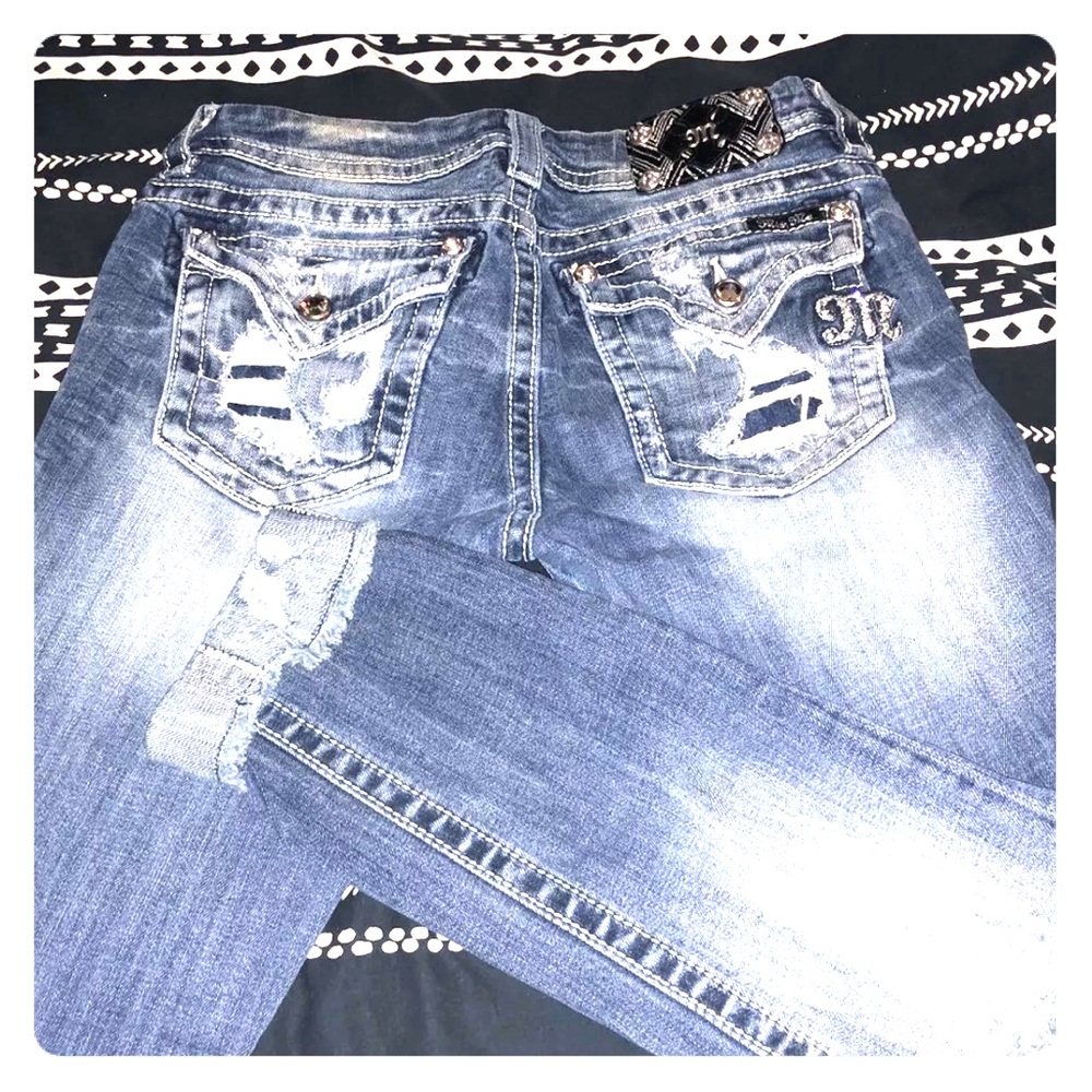 Miss Me cropped jeans